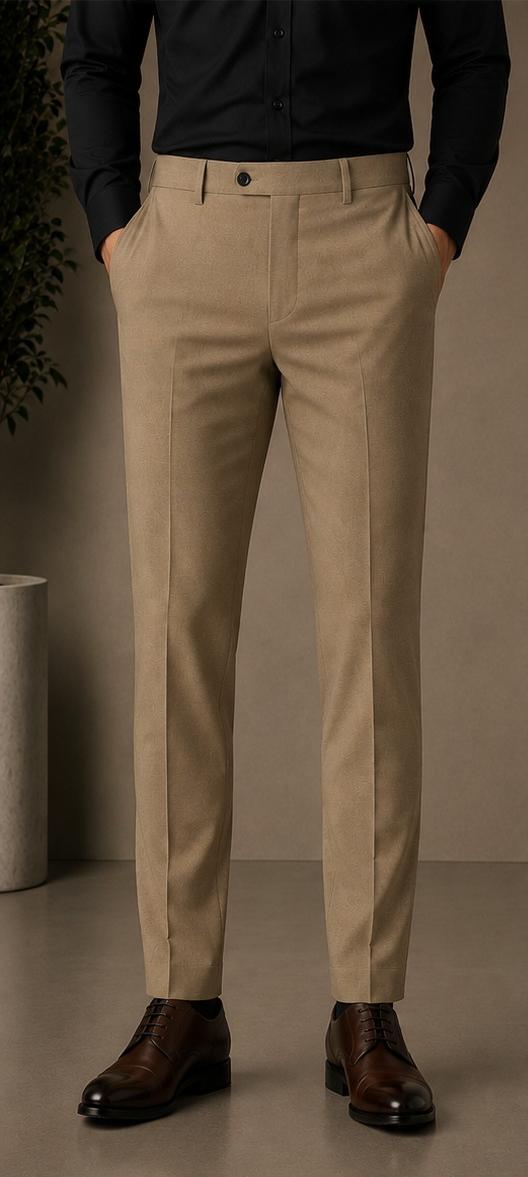 Patloon Ventures Khaki regular pants