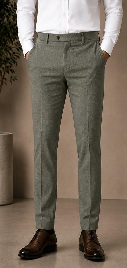 Patloon Ventures Olive Green regular pants